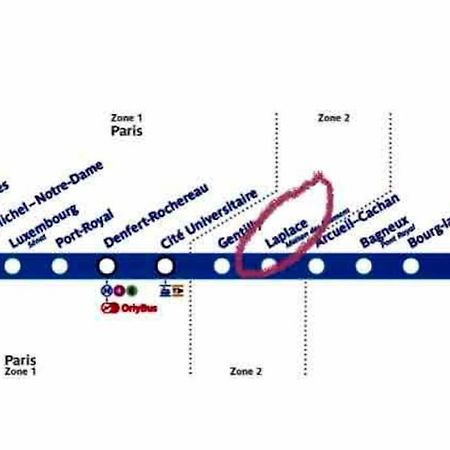 Beau T3 A Arcueil A 3 Min Rer B « Laplace » 外观 照片